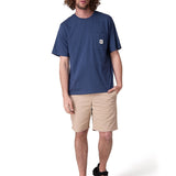 Remera Hombre Solid Pocket Label T Cat