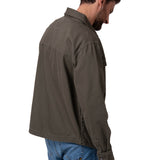 Chaqueta Hombre Twill Overshirt Verde Cat