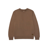 Buzo Hombre French Terry Cw Neck Beige Cat