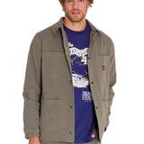 Chaqueta Hombre Snap Front Coach Jac Verde Cat