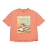 Remera Mujer Boxy Novelty Tee 2 NARANJA Cat
