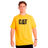 Remera Unisex Cat Logo Tee Amarillo Cat