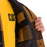 Chaqueta Hombre Hooded Flannel Negro Cat