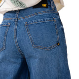 Jeans Mujer Denim Wide Leg Indigo Cat