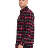Camisa Manga Larga Hombre Fdtn Flannel Ls Shir Rosado Cat