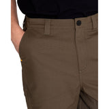 Short Hombre Stretch Canvas Utili Verde Cat