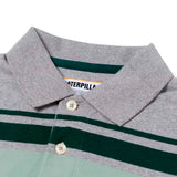 Remera Hombre Cat Logo Jersey Polo Gris Cat