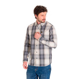 Camisa Hombre Foundation Ls Shirt Beige Cat