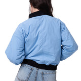 Chaqueta Mujer W Nylon Bomber Jacke Azul Cat