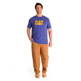 Remera Unisex Cat Logo Tee Azul Cat