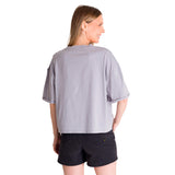 Remera Mujer Oversize Graphic Tee Gris Cat