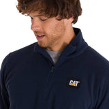Polar Hombre Microfleece Qtr Zip Azul Cat