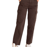 Pantalon Mujer Heritage Uniform Hig Verde Cat