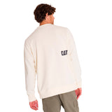 Buzo Hombre Graphic French Terry Beige Cat