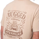 Remera Hombre Heritage Graphic Tee Beige Cat