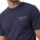 Remera Hombre Heritage Peoria Grap Azul Cat