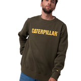 Buzo Hombre Caterpillar Logo Cre Verde Cat