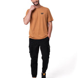 Remera Hombre Cat Small Logo Tee Marron Cat