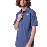 Remera Hombre Cat Logo Jersey Polo Cat