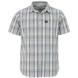Camisa Hombre Plaid Poplin S/S Shi Gris Cat