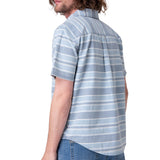 Camisa Manga Corta Hombre Chambray Plaid Short Cat