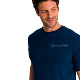 Remera Hombre Heavyweight Heritage Azul Cat