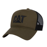 Gorro Hombre Cat Logo Mesh Back F Verde Cat