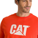 Remera Unisex Cat Logo Tee Rojo Cat