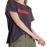Remera Mujer Relaxed Graphic Tee Violeta Cat