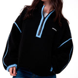 Polar Mujer Relaxed Half Zip She Negro Cat