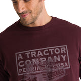 Remera Hombre Heavyweight Heritage Violeta Cat
