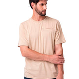 Remera Hombre Heritage Graphic Tee Beige Cat