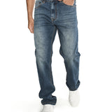 Jeans Hombre Triblend Stretch Denim Straight Gris Cat