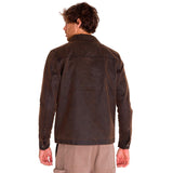 Chaqueta Hombre Waxed Chore Jacket Marron Cat