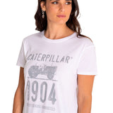 Remera Mujer W Historic Tradition Blanco Cat