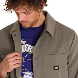 Chaqueta Hombre Snap Front Coach Jac Verde Cat