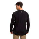 Remera Manga Larga Hombre Lightweight Cooling Negro Cat