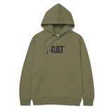 Buzo Hombre Fleece Cat Logo Pull Verde Cat