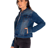Chaqueta Mujer Foundation Denim Jac Azul Cat