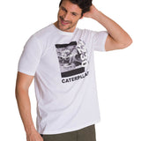 Remera Hombre Everyday Workwear Gr Blanco Cat