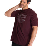 Remera Hombre Heavyweight Heritage Violeta Cat