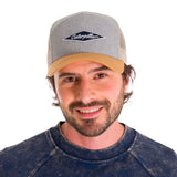 Gorro Hombre Diamond 7-Panel Mesh Gris Cat