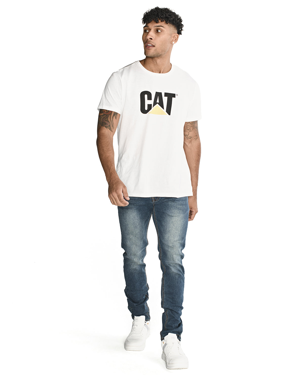 Jeans Hombre Triblend Stretch Denim Skinny Gris Cat