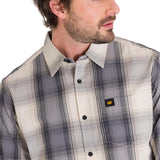 Camisa Hombre Foundation Ls Shirt Beige Cat