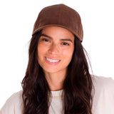 Gorro Hombre Faux Leather Hat Marron Cat