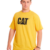 Remera Unisex Cat Logo Tee Amarillo Cat