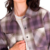 Remera Manga Larga Mujer Flannel Relaxed L/S Violeta Cat