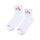 Medias Unisex W Shorty Crew Sock Blanco Cat