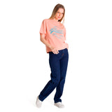 Remera Mujer Heavyweight Boxy Ori Rosado Cat