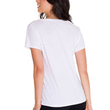 Remera Mujer Caterpillar Metallic Blanco Cat
